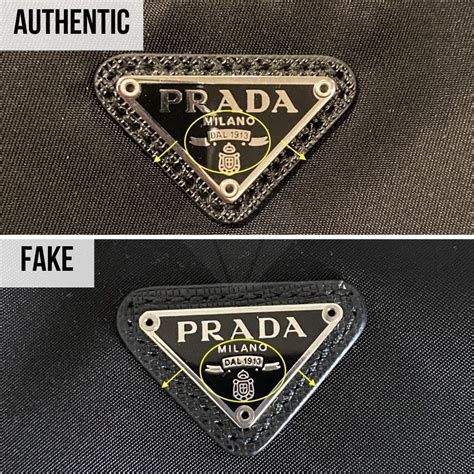 fake prada lux vs real|prada purse counterfeit.